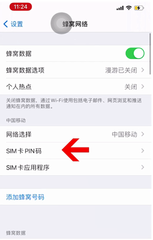 汉台苹果14维修网分享如何给iPhone14的SIM卡设置密码 