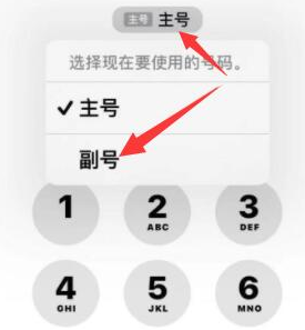 汉台苹果14维修店分享iPhone 14 Pro Max使用副卡打电话的方法 